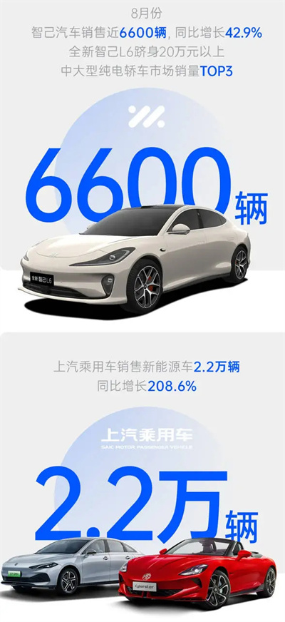 星空·综合体育8月销量同比增四成 “新三驾马车”拉动结构升级