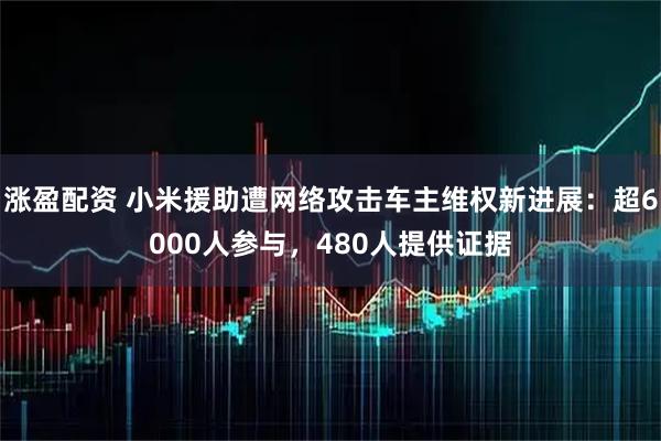 涨盈配资 小米援助遭网络攻击车主维权新进展：超6000人参与，480人提供证据