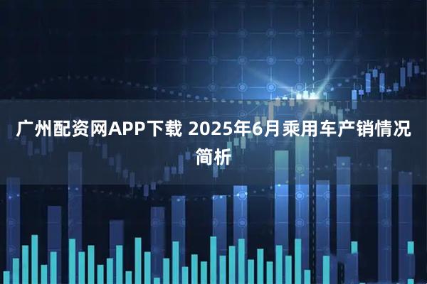 广州配资网APP下载 2025年6月乘用车产销情况简析